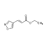 CAS#: 141679-69-8, Ethyl (2E)-3-(1,2-Oxazol-4-Yl)Acrylate
