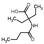 CAS 登录号：141745-60-0， 2-(丁酰基氨基)-2-乙基丁酸