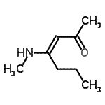 CAS 登录号：141895-55-8， (3E)-4-(甲基氨基)-3-庚烯-2-酮