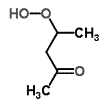CAS#: 141946-92-1, 4-Hydroperoxy-2-Pentanone