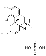 CAS 登录号：1420-53-7， 3-甲基吗啡硫酸盐