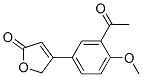 CAS#: 14201-58-2, 4-(3-Acetyl-4-Methoxyphenyl)Furan-2(5H)-One