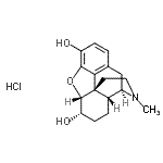 CAS#: 1421-28-9, (5alpha,6alpha)-17-Methyl-4,5-Epoxymorphinan-3,6-Diol Hydrochloride (1:1)