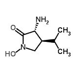 CAS 登录号：142229-26-3， (3R,4S)-3-氨基-1-羟基-4-异丙基-2-吡咯烷酮