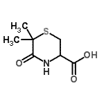 CAS#: 14226-94-9, 6,6-Dimethyl-5-Oxo-3-Thiomorpholinecarboxylic Acid