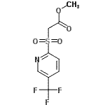 CAS 登录号：142274-37-1， 甲基{[5-(三氟甲基)-2-吡啶基]磺酰基}乙酸酯