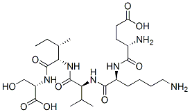 CAS#: 142525-10-8, (4S)-4-Amino-5-[[(2S)-6-Amino-1-[[(2S)-1-[[(2S,3S)-1-[[(2S)-1,3-Dihydroxy-1-Oxopropan-2-Yl]Amino]-3-Methyl-1-Oxopentan-2-Yl]Amino]-3-Methyl-1-Oxobutan-2-Yl]Amino]-1-Oxohexan-2-Yl]Amino]-5-Oxopentanoic Acid