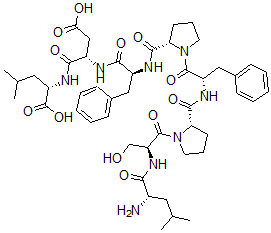 CAS#: 142606-55-1, Leucyl-seryl-prolyl-phenylalanyl-prolyl-phenylalanyl-aspartyl-leucine