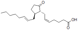 CAS 登录号：142666-04-4， (Z)-7-[(1R,2R)-2-[(E)-辛-2-烯基]-5-氧代环戊基]庚-5-烯酸