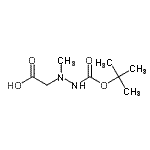 CAS#: 142683-66-7, (1-Methyl-2-{[(2-Methyl-2-Propanyl)Oxy]Carbonyl}Hydrazino)Acetic Acid