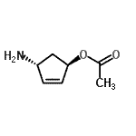 CAS#: 142697-70-9, (1R,4R)-4-Amino-2-Cyclopenten-1-Yl Acetate