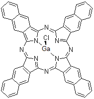 CAS 登录号:142700-78-5, 镓(III)-2,3-萘酞菁氯化物