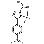 CAS 登录号：142818-02-8， 1-(4-硝基苯基)-5-(三氟甲基)-1H-吡唑-4-羧酸
