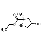 CAS#: 142824-25-7, Ethyl (4S)-4-Hydroxy-2-Methyl-D-Prolinate