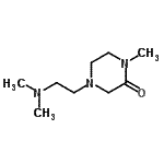 CAS 登录号：142877-39-2， 4-[2-(二甲基氨基)乙基]-1-甲基-2-哌嗪酮