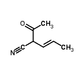 CAS 登录号：143056-80-8， (3E)-2-乙酰基-3-戊烯腈