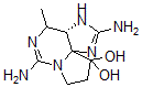 CAS#: 143084-69-9, (3aS-(3aalpha,4alpha,10aR*))-2,6-diamino-3a,4,8,9-tetrahydro-4-methyl-1H,10H-Pyrrolo(1,2-c)purine-10,10-diol