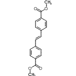 CAS#: 143130-82-9, Dimethyl 4,4'-[(E)-1,2-Ethenediyl]Dibenzoate
