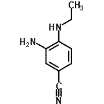 CAS 登录号：143174-02-1， 3-氨基-4-(乙基氨基)苯甲腈