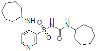 CAS#: 143214-66-8, 1-Cycloheptyl-3-[4-(Cycloheptylamino)Pyridin-3-Yl]Sulfonylurea