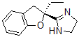 CAS#: 143249-88-1, 2-[(2R)-2-Ethyl-3H-1-Benzofuran-2-Yl]-4,5-Dihydro-1H-Imidazole