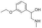 CAS 登录号：143337-62-6， 1-(3-乙氧基苯基)-2-(甲基氨基)乙醇