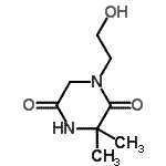 CAS#: 143411-86-3, 1-(2-Hydroxyethyl)-3,3-Dimethyl-2,5-Piperazinedione