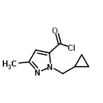 CAS#: 143469-42-5, 1-(Cyclopropylmethyl)-3-Methyl-1H-Pyrazole-5-Carbonyl Chloride