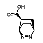 CAS 登录号：143471-30-1， (1S,4R,5S)-2,3-二氮杂双环[2.2.2]辛-2-烯-5-羧酸