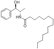 CAS 登录号：143492-38-0， N-[(1R,2S)-2-羟基-1-甲基-2-苯基乙基]-十四烷酰胺