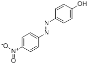 CAS 登录号：1435-60-5， 4-(4-硝基苯基偶氮)苯酚