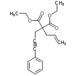 CAS#: 143633-91-4, Diethyl Allyl(3-Phenyl-2-Propyn-1-Yl)Malonate