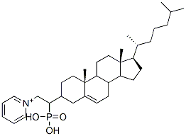 CAS#: 143693-01-0, [(3S,8S,9S,10R,13R,14S,17R)-10,13-Dimethyl-17-[(2R)-6-Methylheptan-2-Yl]-2,3,4,7,8,9,11,12,14,15,16,17-Dodecahydro-1H-Cyclopenta[a]Phenanthren-3-Yl] 2-Pyridin-1-Ium-1-Ylethyl Phosphate