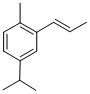 CAS 登录号：14374-92-6， 1-甲基-4-(1-甲基乙基)-2-(1-丙烯-1-基)-苯