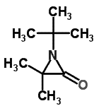 CAS#: 14387-85-0, 3,3-Dimethyl-1-(2-Methyl-2-Propanyl)-2-Aziridinone