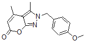 CAS#: 144092-63-7, 2-[(4-Methoxyphenyl)Methyl]-3,4-Dimethylpyrano[6,5-c]Pyrazol-6-One