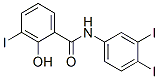 CAS 登录号：14437-45-7， 3-碘-N-(3,4-二碘苯基)-2-羟基苯甲酰胺