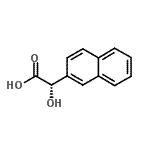 CAS 登录号：144371-23-3， (2S)-羟基(2-萘基)乙酸