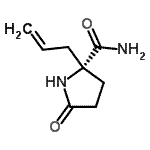 CAS 登录号：144466-58-0， 2-烯丙基-5-氧代-L-脯氨酰胺