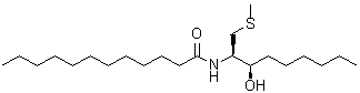 CAS 登录号：144474-37-3， N-[(2R,3R)-3-羟基-1-(甲硫基)-2-壬烷基]十二碳酰胺