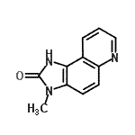 CAS#: 144486-08-8, 3-Methyl-1,3-Dihydro-2H-Imidazo[4,5-f]Quinolin-2-One