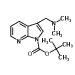 CAS#: 144657-65-8, 2-Methyl-2-Propanyl 3-[(Dimethylamino)Methyl]-1H-Pyrrolo[2,3-b]Pyridine-1-Carboxylate