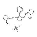 CAS#: 144773-60-4, 3-Methyl-2-[(E)-2-{(3Z)-3-[(2E)-2-(3-Methyl-1,3-Thiazolidin-2-Ylidene)Ethylidene]-2-Phenyl-1-Cyclopenten-1-Yl}Vinyl]-4,5-Dihydro-1,3-Thiazol-3-Ium Perchlorate