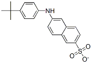 CAS 登录号：144796-65-6， 6-[(4-叔丁基苯基)氨基]萘-2-磺酸钠