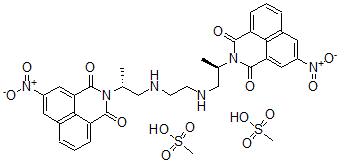 CAS#: 145124-30-7, Bisnafide Dimesylate [Usan]