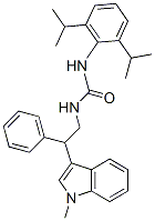 CAS#: 145131-30-2, 3-[2,6-Di(Propan-2-Yl)Phenyl]-1-[2-(1-Methylindol-3-Yl)-2-Phenylethyl]Urea