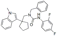 CAS 登录号：145131-57-3， 3-(2,4-二氟苯基)-1-[[1-(1-甲基吲哚-3-基)环戊基]甲基]-1-(苯基甲基)脲
