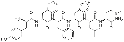 CAS#: 145194-26-9, L-Tyrosyl-D-Phenylalanyl-L-Phenylalanyl-D-Histidyl-L-Leucyl-L-Methioninamide