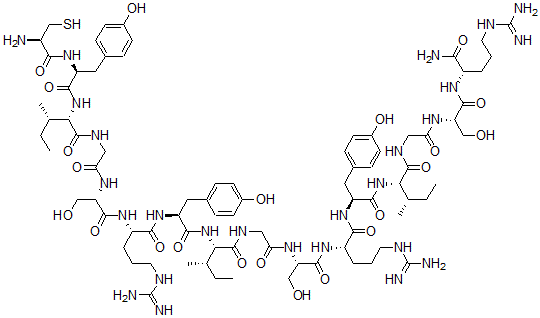CAS#: 145194-33-8, L-Cysteinyl-L-tyrosyl-L-isoleucylglycyl-L-seryl-L-arginyl-L-tyrosyl-L-isoleucylglycyl-L-seryl-L-arginyl-L-tyrosyl-L-isoleucylglycyl-L-seryl-L-argininamide