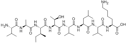 CAS#: 145224-99-3, L-Valyl-L-Alanyl-L-Isoleucyl-L-Threonyl-L-Valyl-L-Leucyl-L-Valyl-L-Lysine